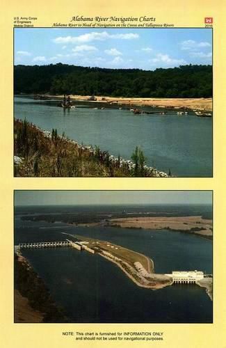 Alabama River Navigation Charts, Alabama River to Head of Navigation on the Coosa and Tallapossa Rivers