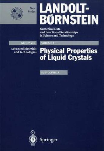 Cover image for Physical Properties of Liquid Crystals