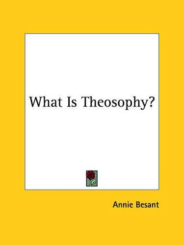 Cover image for What Is Theosophy?