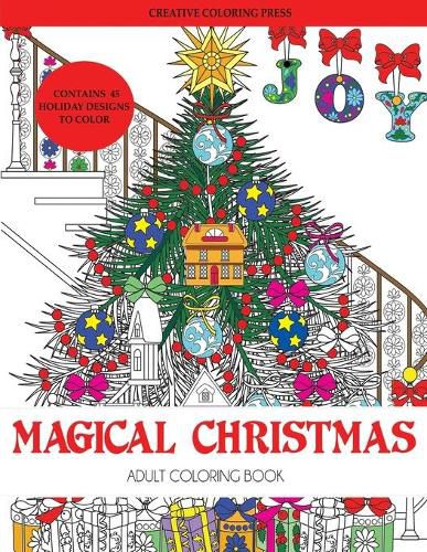 Cover image for Magical Christmas Adult Coloring Book