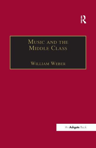 Cover image for Music and the Middle Class: The Social Structure of Concert Life in London, Paris and Vienna between 1830 and 1848