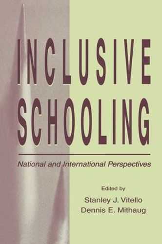 Cover image for Inclusive Schooling: National and International Perspectives