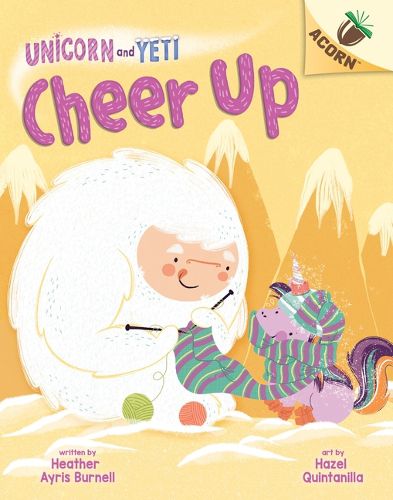 Cover image for Cheer Up: An Acorn Book (Unicorn and Yeti #4) (Library Edition): Volume 4