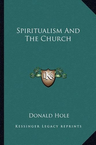 Cover image for Spiritualism and the Church