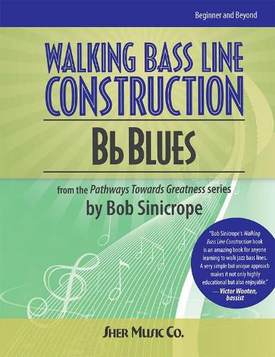 Cover image for Walking Bass Line Construction: Bb Blues