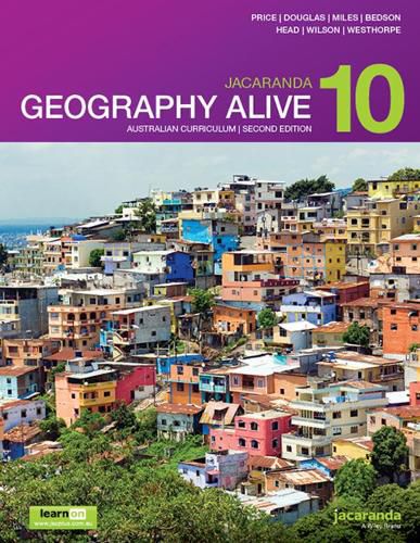 Jacaranda Geography Alive 10 Australian Curriculum 2e learnON & Print