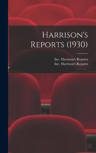 Cover image for Harrison's Reports (1930)