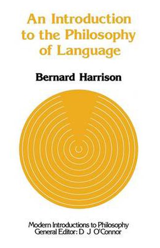 Cover image for An Introduction to the Philosophy of Language