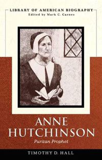 Cover image for Anne Hutchinson: Puritan Prophet