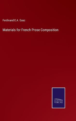 Materials for French Prose Composition