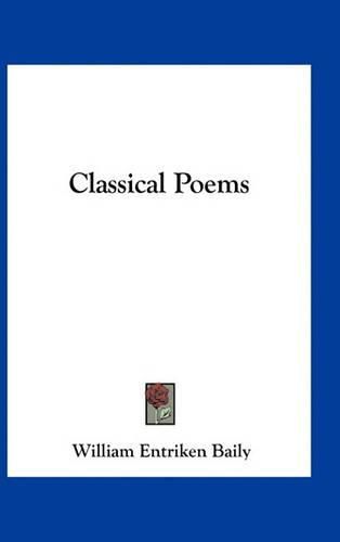 Cover image for Classical Poems