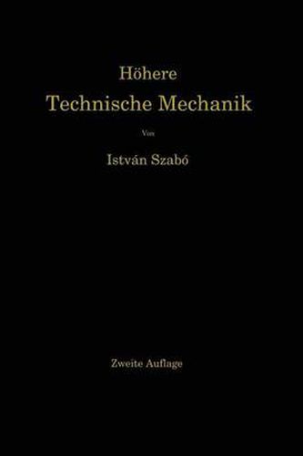 Cover image for Hoehere Technische Mechanik: Nach Vorlesungen