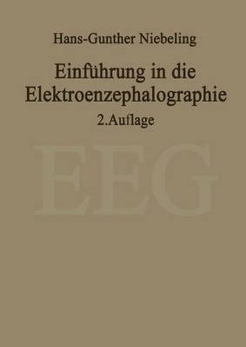 Cover image for Einfuhrung in Die Elektroenzephalographie