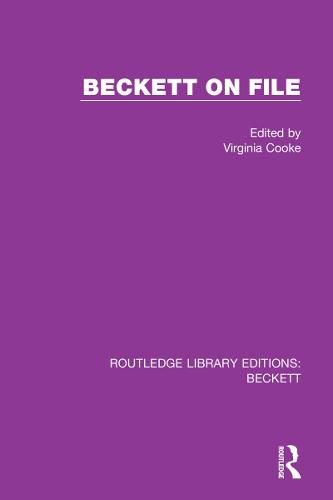 Cover image for Routledge Library Editions: Beckett