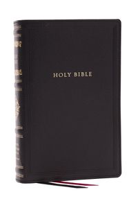 Cover image for RSV Personal Size Bible with Cross References, Black Genuine Leather, (Sovereign Collection)