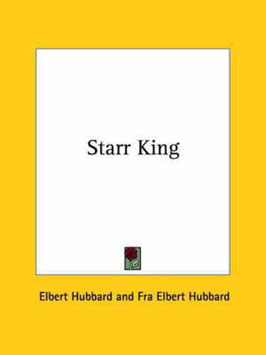 Cover image for Starr King