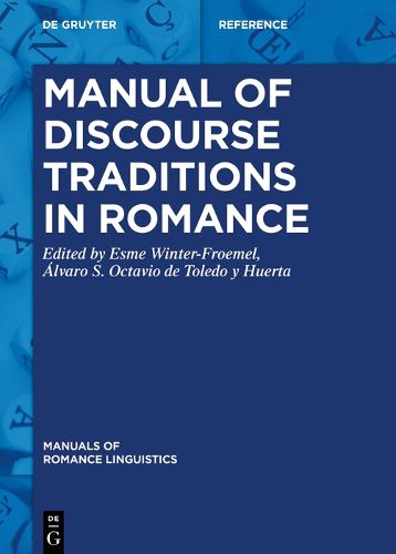 Cover image for Manual of Discourse Traditions in Romance