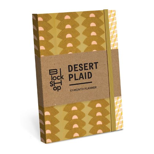 Cover image for From the Block Shop Studio: Desert Plaid 17-Month Planner