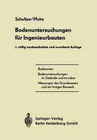 Cover image for Bodenuntersuchungen Fur Ingenieurbauten