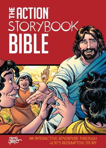 Cover image for The Action Storybook Bible: An Interactive Adventure Through God's Redemptive Story