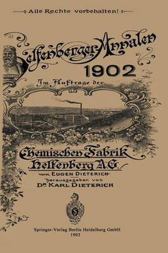 Cover image for Helfenberger Annalen 1902