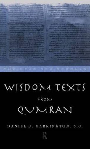 Cover image for Wisdom Texts from Qumran