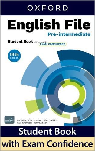 Cover image for English File fifth edition Pre-intermediate Student Book with access to Exam Confidence