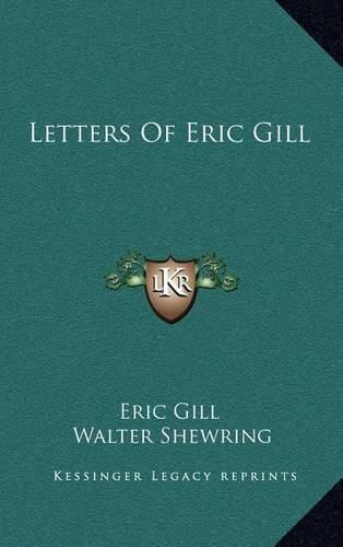 Letters of Eric Gill