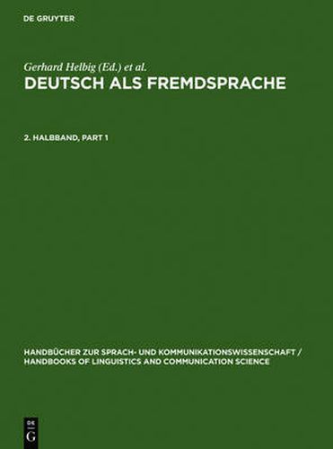 Deutsch ALS Fremdsprache. 2. Halbband