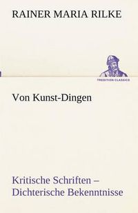 Cover image for Von Kunst-Dingen