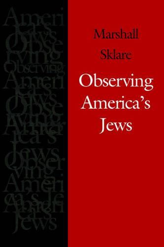 Cover image for Observing America's Jews