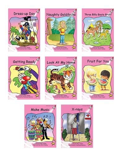 Cover image for Red Rocket Readers: Pre-Reading Fiction Set A Pack (Reading Level 1/F&P Level A)