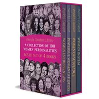 Cover image for World's Greatest Library- A Collection of 100 Women Personalities (Boxed Set of 4 Books)