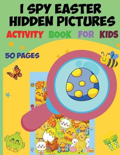 I Spy Easter Hidden Pictures Activity Book for Kids