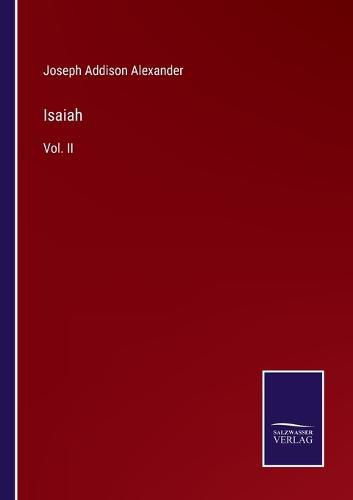 Cover image for Isaiah: Vol. II