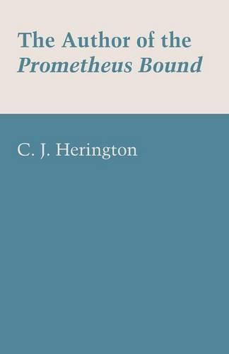 Cover image for The Author of the Prometheus Bound