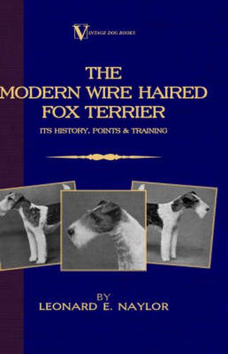 Cover image for The Modern Wire Haired Fox Terrier - Its History, Points & Training (A Vintage Dog Books Breed Classic)