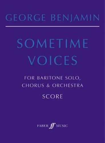 Cover image for Sometime Voices