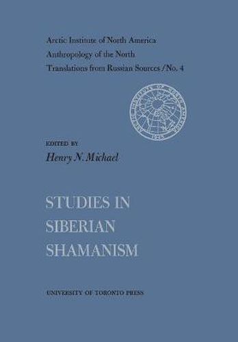 Cover image for Studies in Siberian Shamanism No. 4