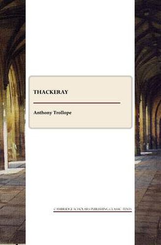 Cover image for Thackeray