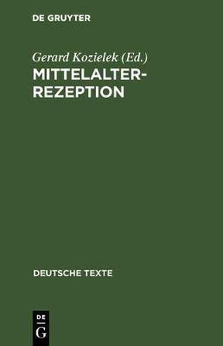 Cover image for Mittelalterrezeption