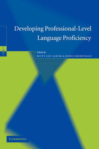 Cover image for Developing Professional-Level Language Proficiency