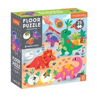 Cover image for Dinosaur Park 25 Piece Floor Puzzle with Shaped Pieces