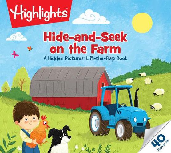 Cover image for Hide-and-Seek on the Farm - A Hidden Pictures Lift -the-Flap Book