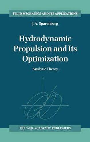 Cover image for Hydrodynamic Propulsion and Its Optimization: Analytic Theory
