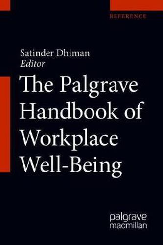 Cover image for The Palgrave Handbook of Workplace Well-Being