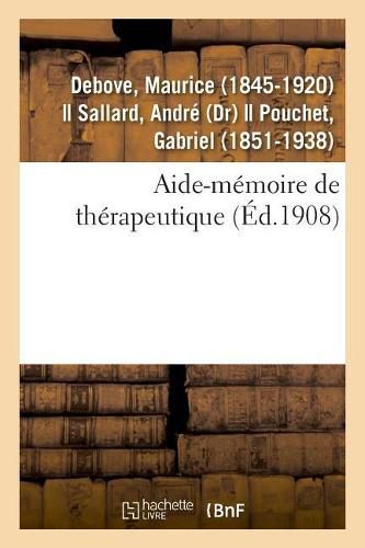 Cover image for Aide-Memoire de Therapeutique