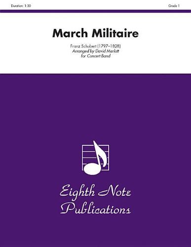 Cover image for March Militaire: Conductor Score & Parts