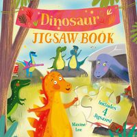 Cover image for Dinosaur Jigsaw Book: Includes 4 Jigsaws!