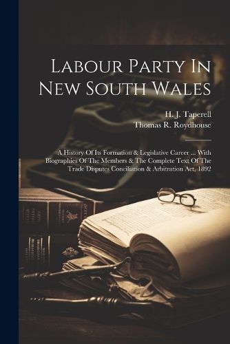 Cover image for Labour Party In New South Wales